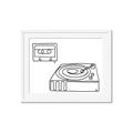 Picture of Turntable _GroupedProduct_Rectangle_Landscape_Framed_Matted_