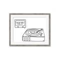 Picture of Turntable _GroupedProduct_Rectangle_Landscape_Framed_Matted_