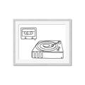 Picture of Turntable _GroupedProduct_Rectangle_Landscape_Framed_Matted_