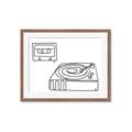 Picture of Turntable _GroupedProduct_Rectangle_Landscape_Framed_Matted_