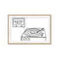 Picture of Turntable _GroupedProduct_Rectangle_Landscape_Framed_Matted_