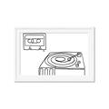 Picture of Turntable _GroupedProduct_Rectangle_Landscape_Framed_Matted_