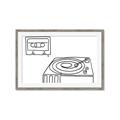 Picture of Turntable _GroupedProduct_Rectangle_Landscape_Framed_Matted_