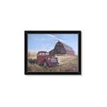Picture of Red Wooden Barn _GroupedProduct_Rectangle_Landscape_Framed_Matted_