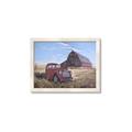 Picture of Red Wooden Barn _GroupedProduct_Rectangle_Landscape_Framed_Matted_