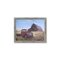 Picture of Red Wooden Barn _GroupedProduct_Rectangle_Landscape_Framed_Matted_