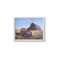 Picture of Red Wooden Barn _GroupedProduct_Rectangle_Landscape_Framed_Matted_