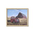 Picture of Red Wooden Barn _GroupedProduct_Rectangle_Landscape_Framed_Matted_