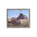 Picture of Red Wooden Barn _GroupedProduct_Rectangle_Landscape_Framed_Matted_