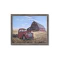 Picture of Red Wooden Barn _GroupedProduct_Rectangle_Landscape_Framed_Matted_