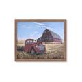 Picture of Red Wooden Barn _GroupedProduct_Rectangle_Landscape_Framed_Matted_