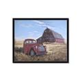 Picture of Red Wooden Barn _GroupedProduct_Rectangle_Landscape_Framed_Matted_