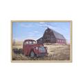 Picture of Red Wooden Barn _GroupedProduct_Rectangle_Landscape_Framed_Matted_