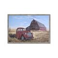 Picture of Red Wooden Barn _GroupedProduct_Rectangle_Landscape_Framed_Matted_