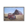 Picture of Red Wooden Barn _GroupedProduct_Rectangle_Landscape_Framed_Matted_