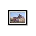 Picture of Red Wooden Barn _GroupedProduct_Rectangle_Landscape_Framed_Matted_