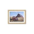Picture of Red Wooden Barn _GroupedProduct_Rectangle_Landscape_Framed_Matted_