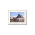 Picture of Red Wooden Barn _GroupedProduct_Rectangle_Landscape_Framed_Matted_