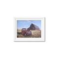 Picture of Red Wooden Barn _GroupedProduct_Rectangle_Landscape_Framed_Matted_
