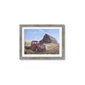 Picture of Red Wooden Barn _GroupedProduct_Rectangle_Landscape_Framed_Matted_