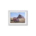 Picture of Red Wooden Barn _GroupedProduct_Rectangle_Landscape_Framed_Matted_
