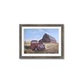Picture of Red Wooden Barn _GroupedProduct_Rectangle_Landscape_Framed_Matted_