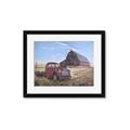 Picture of Red Wooden Barn _GroupedProduct_Rectangle_Landscape_Framed_Matted_