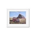 Picture of Red Wooden Barn _GroupedProduct_Rectangle_Landscape_Framed_Matted_