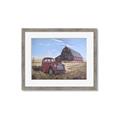 Picture of Red Wooden Barn _GroupedProduct_Rectangle_Landscape_Framed_Matted_