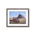 Picture of Red Wooden Barn _GroupedProduct_Rectangle_Landscape_Framed_Matted_