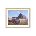 Picture of Red Wooden Barn _GroupedProduct_Rectangle_Landscape_Framed_Matted_