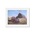 Picture of Red Wooden Barn _GroupedProduct_Rectangle_Landscape_Framed_Matted_