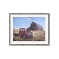 Picture of Red Wooden Barn _GroupedProduct_Rectangle_Landscape_Framed_Matted_