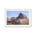 Picture of Red Wooden Barn _GroupedProduct_Rectangle_Landscape_Framed_Matted_
