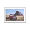 Picture of Red Wooden Barn _GroupedProduct_Rectangle_Landscape_Framed_Matted_
