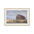 Picture of Wooden Fence _GroupedProduct_Rectangle_Landscape_Framed_Matted_