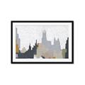 Picture of Gray Building _GroupedProduct_Rectangle_Landscape_Framed_Matted_
