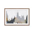 Picture of Gray Building _GroupedProduct_Rectangle_Landscape_Framed_Matted_