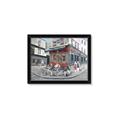 Picture of Centre Ville Café II _GroupedProduct_Rectangle_Landscape_Framed_Matted_