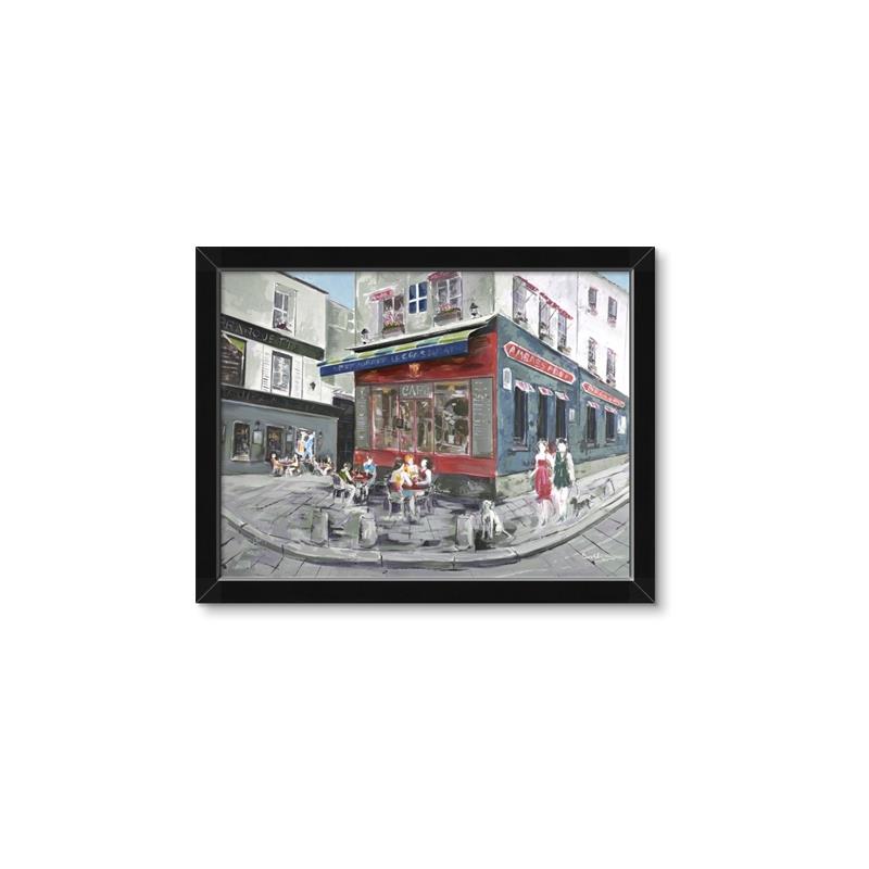 Picture of Centre Ville Café II _GroupedProduct_Rectangle_Landscape_Framed_Matted_