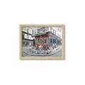 Picture of Centre Ville Café II _GroupedProduct_Rectangle_Landscape_Framed_Matted_