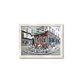 Picture of Centre Ville Café II _GroupedProduct_Rectangle_Landscape_Framed_Matted_