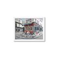 Picture of Centre Ville Café II _GroupedProduct_Rectangle_Landscape_Framed_Matted_