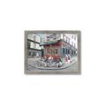 Picture of Centre Ville Café II _GroupedProduct_Rectangle_Landscape_Framed_Matted_