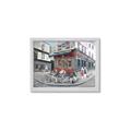 Picture of Centre Ville Café II _GroupedProduct_Rectangle_Landscape_Framed_Matted_