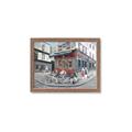Picture of Centre Ville Café II _GroupedProduct_Rectangle_Landscape_Framed_Matted_