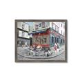 Picture of Centre Ville Café II _GroupedProduct_Rectangle_Landscape_Framed_Matted_