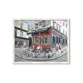 Picture of Centre Ville Café II _GroupedProduct_Rectangle_Landscape_Framed_Matted_