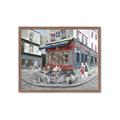 Picture of Centre Ville Café II _GroupedProduct_Rectangle_Landscape_Framed_Matted_