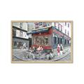 Picture of Centre Ville Café II _GroupedProduct_Rectangle_Landscape_Framed_Matted_